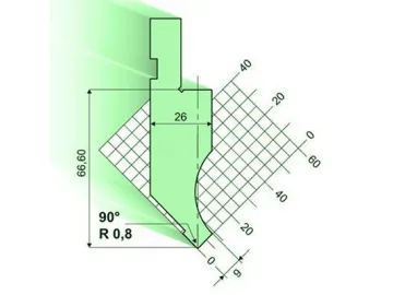 90°Punches/top-tools, Amada Press Brake Tooling