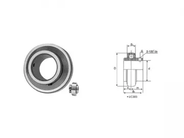 UC300 Insert Bearings with Set Screw