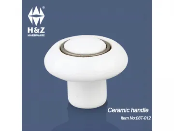 Zinc Alloy and Ceramic Cabinet Knob