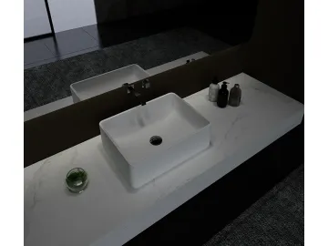 Quartz Stone Freestanding Wash Basin PS-2229