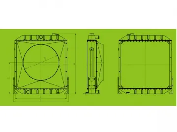 Radiator for Agricultural Machinery