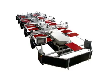 Full Automatic Oval Screen Printing Machine