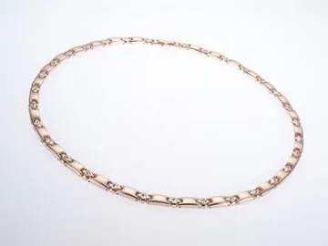 SN003 Healthcare Magnetic Necklace with Rose Gold Appearance