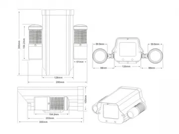 WLH150E White Light Illuminator Housing