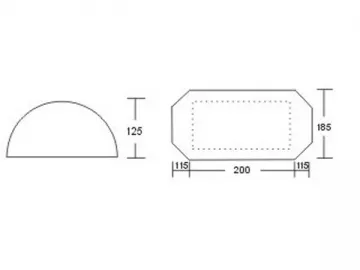 KM-9032 Three Person Tent