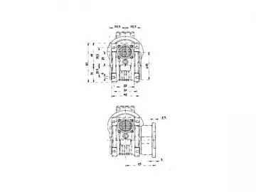 ACPA Single Stage Worm Reducer