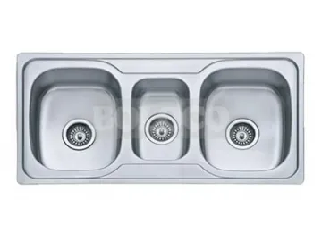 BL-865 Triple Bowl Stainless Steel Kitchen Sink