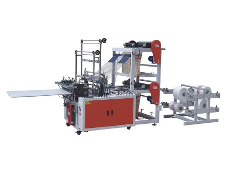 High Speed 4 Lines Heat Sealing Cold Cutting Bag Making Machine