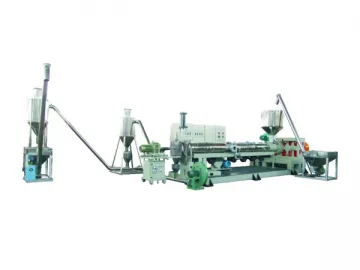 Single Screw Pelletizing Extrusion Line