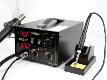 YIHUA-852D 2 in 1 Hot Air Rework Station with Soldering Iron