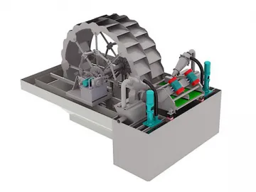 Wheel Sand Washer  (Hydraulic Dewatering Multi-functional Type)