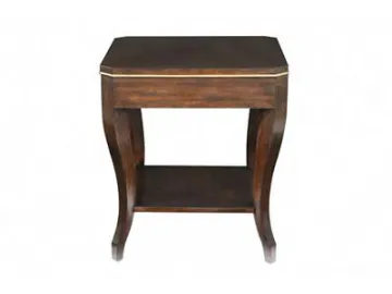 Square Wood Corner Table