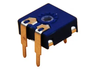 10mm Single Turn Horizontal Square Trimpot, P10 Series