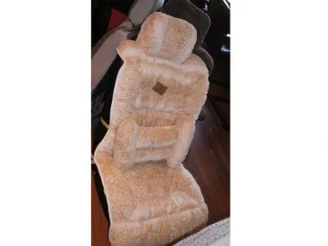 Plush Car Seat Cushion