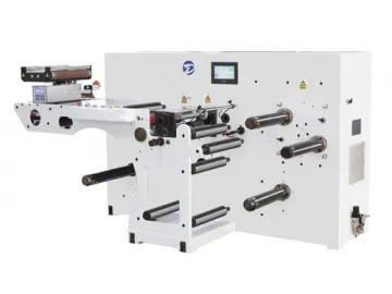 Automatic High Speed Slitting Rewinding Machine  (Model HSR-370 Label Slitter and Rewinder)