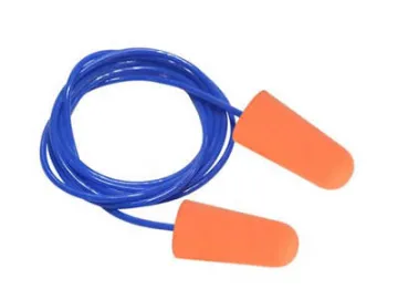 Foam Metal Detectable Earplugs, EC-1003A-C Disposable PU Earplug