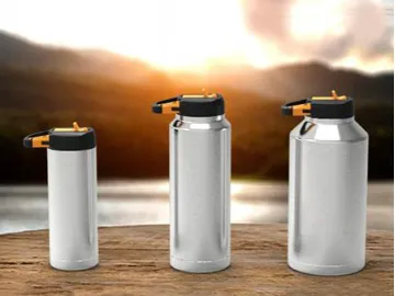 Stainless Steel Vacuum Thermal Insulated Bottle with Portable ​Handle​