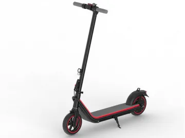 Electric Kick Scooter, 380W Rear-wheel Drive, 8.5" Solid Rubber Tire, 858 Series Commuter Scooter