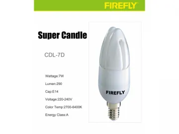 Energy Saving Lamp, Candle Shape CFL