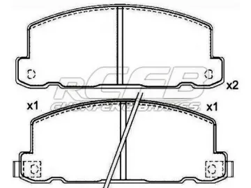 Brake Pads for Isuzu Passenger Vehicle