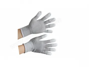 ES12104 Conductive Nylon glove with carbon fiber 防静电碳纤维涂指手套