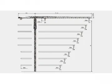 Flat Top Tower Crane, QTZ200(7025.16)