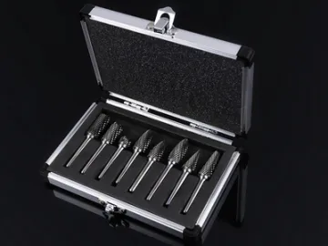 8 Pieces 6mm Shank Carbide Bur Set