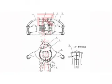 DDZ-TD Top drive elevator with bushing