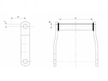 Wide Series Welded Steel Chain Attachments