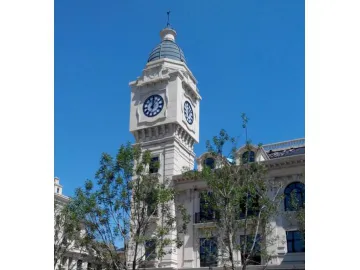 Four-Sided Tower Clock with Backlighting