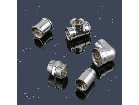 HS200 - Chrome-Plated Brass Threaded Fittings