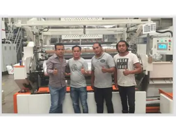 Plastic Film Extrusion Line in Mexico