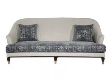 3 Seater Steel Frame Fabric Hotel Couch &amp; Sofa