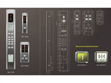 COP and HOP (Car Operating Panel, Hall Operating Panel)