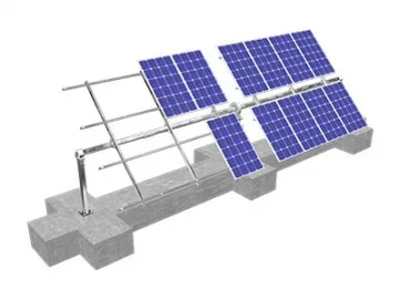 Smart Horizontal Single Axis Tracking Solar PV Mounting System