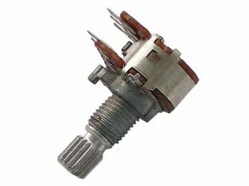 12mm Size Metal Shaft Rotary Potentiometer 4K Knurled, WH120 Series