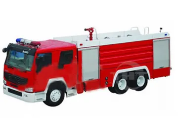 Fire-extinguishing water tanker