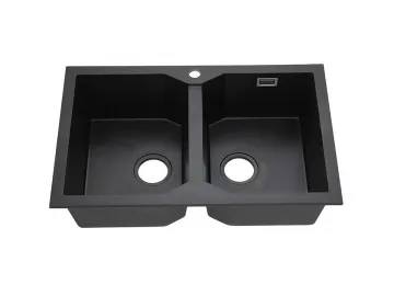 Artificial Stone Kitchen Double Sinks PS3030