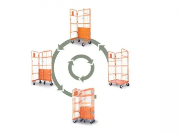 Folding Roll Container
