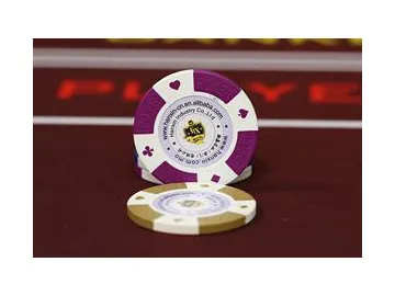 Clay Poker Chips and Token