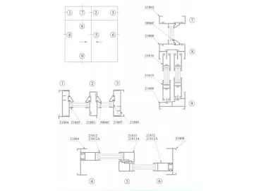 Series 86（218）Single/Double Layer Slinding Window