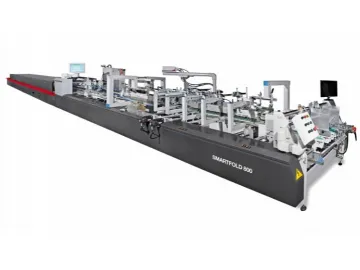 Automatic Carton Folding Gluing Line 800 type Folder Gluer Machine