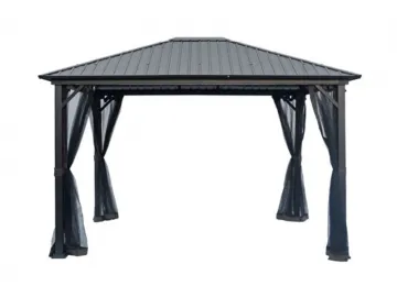 10' x 12' Galvanized Steel Hardtop Gazebo