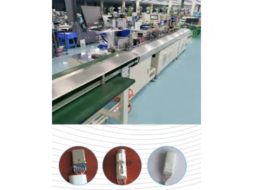 Earphone Cable Processing Machine (Cutting, Stripping and Soldering)