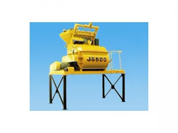 JS Twin-Shaft Concrete Mixer