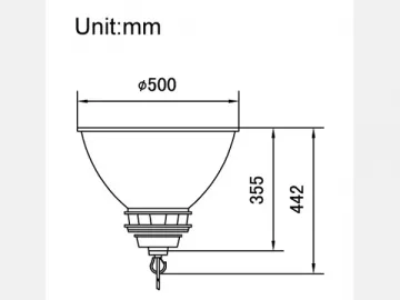 120W LED High Bay Light