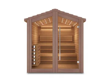 6-Person Traditional Outdoor Sauna, DX-7661