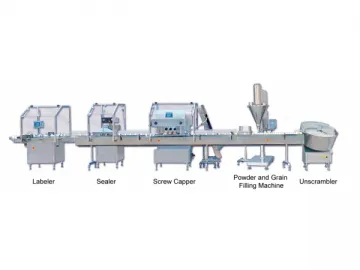 Powder and Grain Bottling Assembling Line