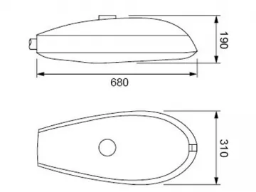 80W Induction Street Light