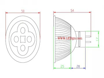 4W MR16 LED Spotlight